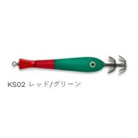 フィッシュリーグ カシラスッテ KS02/レッド/グリーン 12号 45g ルアー 疑似餌 イカ 釣具 釣り フィッシング | バイクマン 4ミニストアー