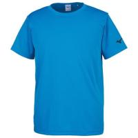 MIZUNO ミズノ 32JA8156 BS Tシャツ 半袖 袖口ロゴ ユニセックス ディーバブルー XLサイズ | バイクマン 4ミニストアー