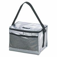 キャプテンスタッグ M1850 デリス シルバーソフトクーラーバッグ マジックベルト付 6L 保冷バック 保冷ボックス バーベキュー アウトドア キャンプ M-1850 | バイクマン