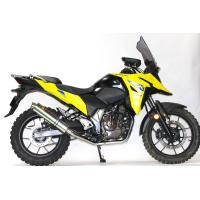 リアライズ 521-FE-003-01 ARIA アリア ステンレス マフラー タイプC(カールエンド) Vストローム250SX 8BK-EL11L バイク | バイクマン