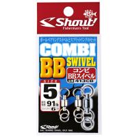 シャウト 413CB コンビBBスイベル 5 2個入 仕掛け 釣具 釣り つり | バイクマン