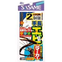 ササメ W601 手長エビ沈マーカー 3-0.4 1セット+スペア鈎3本 淡水仕掛 釣具 釣り つり | バイクマン