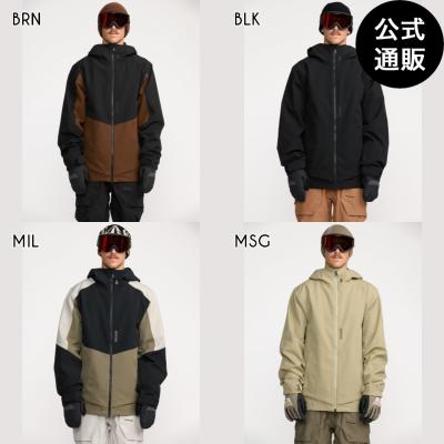 VOLCOM スノーボードジャケット M ベージュ/ブラック VOLCOM アウトレット（スノーボード ジャケット）｜ウエア