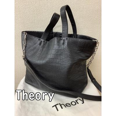 Theory 本革バッグ黒 Theory Black Leather West Mini Satchel | eBay