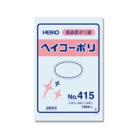 シモジマ HEIKO ポリ袋 透明 ヘイコーポリエチレン袋 0.04mm厚 No.415 100枚 1パック(100枚入) 006618500 | Shop de Clinic
