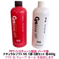 パーマ液 PPT システィーン 配合 ナチュラルソフト NS シスバンク 医薬部外品 1液 2液 セット 5人用 400ml 業務用 人気 コールド パーマ ダメージ 髪 シス | 有限会社美プロ