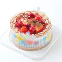 バースデーケーキ お誕生日ケーキ スイーツ ケーキ チョコ生苺ケーキ5号 