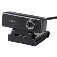 Webカメラ エレコム PC Webカメラ 200万画素 マイク内蔵 高精細ガラスレンズ ブラック UCAM-C520FBBK | ビット・エイOnline Shop