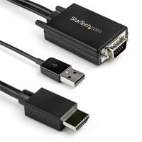 変換アダプタ StarTech VGA - HDMI 2m USBオーディオ対応 1920x1080 アナログRGBからHDMIに変換 VGA2HDMM2M | ビット・エイOnline Shop