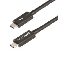 ケーブル StarTech.com 1m Thunderbolt 4 60hz 4K8K 40Gbps 100W DisplayPort互換 映像モニター出力 TBLT4MM1M | ビット・エイOnline Shop