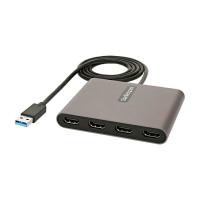 変換アダプタ StarTech.com USB-HDMI 4出力コンバータ 1080p 60Hz USB Type-A接続 HDMI増設アダプタ Windows USB32HD4 | ビット・エイOnline Shop