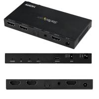 分配器 StarTech.com HDMI 1入力2出力 4K 60Hz スケーラー内蔵HDMIスプリッター HDCP 2.2準拠 EDID認識機能 7.1chサラウンド ST122HD20S | ビット・エイOnline Shop