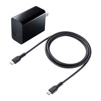 AC充電器 USB PD対応 サンワサプライ (PD45W・TypeCケーブル付き) ACA-PD80BK | ビット・エイOnline Shop