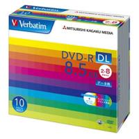 録画用ディスク Verbatim DVD-R DL 8.5GB PCデータ用 8倍速対応 10枚スリムケース入り ワイド印刷可能 DHR85HP10V1 | ビット・エイOnline Shop
