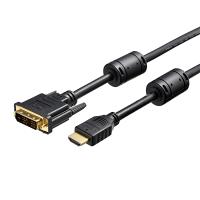 変換ケーブル バッファロー HDMI：DVI変換ケーブル コア付 3.0m ブラック BSHDDV30BK | ビット・エイOnline Shop