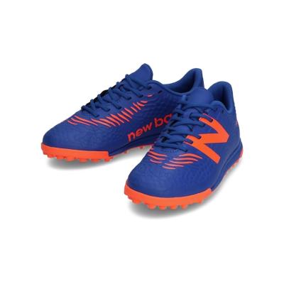 New Balance サッカーシューズ 青/オレンジ New Balance サッカートレーニングシューズ（色：ブルー系