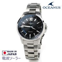 casio オシアナス 腕時計 メンズ 電波ソーラー 時計 日本製 OCW-T150-1AJF | ペアウォッチ Gショック BLESSYOU