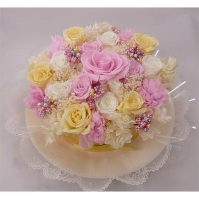 フラワーケーキ（プリザーブドフラワー） | 花、ガーデニング の