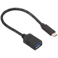 バッファロー BUFFALO USB3.1Gen1変換ケーブル(AメスtoC)0.15m ブラック BSUAMC311015BK | BLSグループ