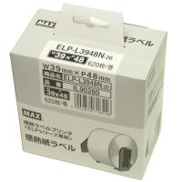 マックス ラベル 上質感熱紙 ダイカットラベル ラベルプリンタ用 ELP-L3948N-20 | BLSグループ