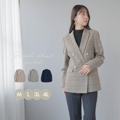 金ボタンジャケット（サイズ（S/M/L）：3L（XXL））のおすすめ