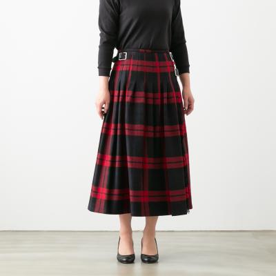 ✨美品✨ オニールオブダブリン　ローウェストプリーツラップスカート オニールオブダブリンローウエストラッププリーツスカートの