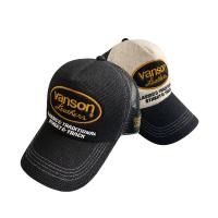キャップ cap 帽子バンソン vanson メンズ ロゴ 刺繍 VS23701S メッシュキャップ ヘンプ素材 サイズ調整可 | BLUEBLUE BAYSHORE