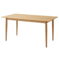 東谷 ダイニングテーブル W150×D80×H72cm ナチュラル 天然木(アッシュ) ウレタン塗装 組立 HOT-650NA | BESTWEAR