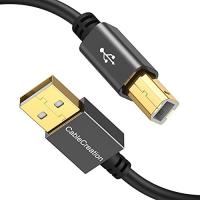 USBプリンターケーブル, CableCreation USB 2.0 A (オス) to Type B (オス) スキャナーケーブル HP、Cann | Blue Hawaii
