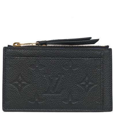 【特美品】ルイヴィトン アンプラント ポルトカルト ジップ 黒 財布 LOUIS VUITTON（ルイ・ヴィトン） 【新品同様】ルイヴィトン