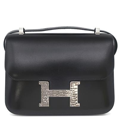 HERMES リザード　写真ケース　黒 HERMES エルメス カードケース カルヴィ 黒 (ブラック) リザード