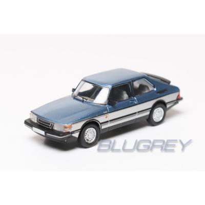 PCX87 1/87 サーブ 900 ターボ 1986 ブルー/シルバー PREMIUM
