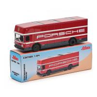 シュコー 1/64 メルセデスベンツ レン トランスポーター ポルシェ レッド Schuco Mercedes-Benz O 317 Renntransporter Porsche RED | BLUGREY(ブラグレー)モデルカーショップ