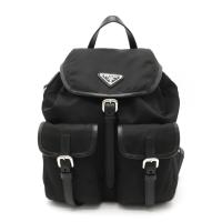 プラダ PRADA バックパック リュック 黒 NERO ナイロン オーストリッチ プラダ PRADA バックパック リュック 黒 NERO ナイロン オーストリッチ