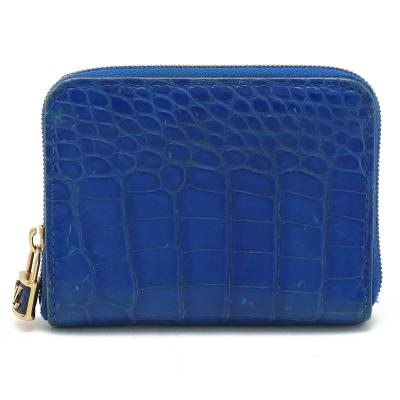 クロコダイル 二つ折り財布（LOUIS VUITTON）（色：ブルー系）の商品