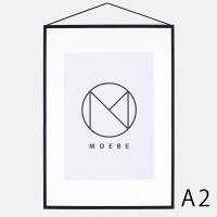 MOEBE / FRAME-A2(Aluminium(Black) | フレーム/アルミニウム/ブラック/額縁/デンマーク/インテリア/ムーベ | 117410 | B.L.W