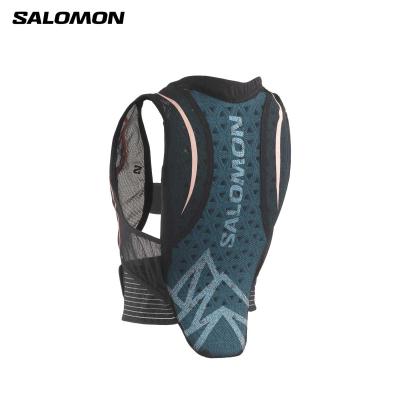 Salomon バックプロテクター XS 黒/青 SALOMON サロモン スキー バックプロテクター 脊椎パット メンズ