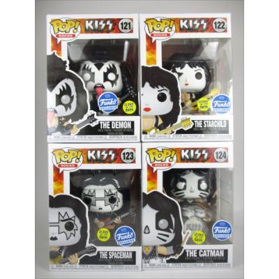 KISS FUNKO POP ファンコ 4体セット 蓄光限定ver KISS (Color Spotlight)(4-Pack) | Art Toys | hobbyDB