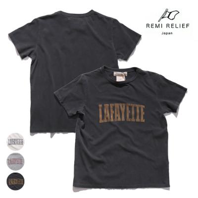 レミレリーフ テンジクレギュラーTシャツ 半袖 ベージュ ロゴT Mサイズ 楽天市場】REMI RELIEF レミレリーフ Tシャツの通販
