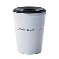 DEAN&amp;DELUCA ステンレスタンブラーホワイト 260ml 蓋つき 保冷保温 ステンレス製 広口 コーヒーカップ 8.5×12.2cm | ボンニュイ ヤフー店
