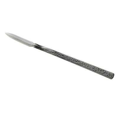 共柄　盆栽用彫刻刀　 平２本セット 清玄作 槌目共柄彫刻刀「龍」（7本組） - Seigen 7 Chisels Set