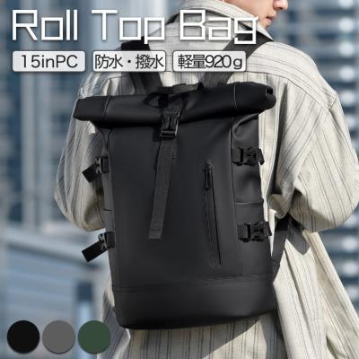 ロールトップ リュック（レディースファッション） | ファッション の