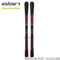 スキー板 レディース エラン 23-24 elan スノー ブラック SNOW BLACK トップロッカー オールラウンド 送料無料 | Boom Sports EC店