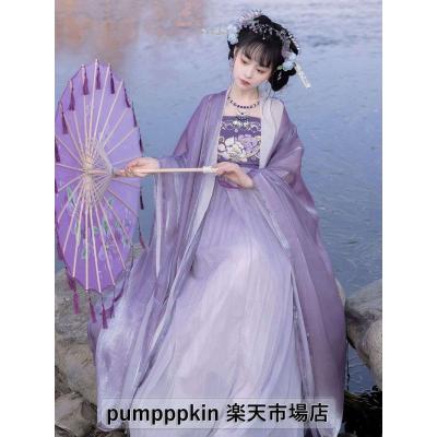 【新品　未使用品】漢服　紫　ピンク 楽天市場】唐装 漢服 紫の通販