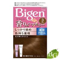 ホーユー ビゲン 香りのヘアカラー クリーム 3 明るいライトブラウン | BOTANIC GARDEN プレミアポイント店