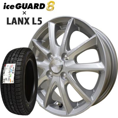 lanx l5 ブラック（自動車 冬タイヤ、ホイールセット）｜タイヤ