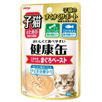 健康缶パウチ 子猫のためのこまかめフレーク入りまぐろペースト40g | E・T・M Yahoo!店