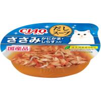 CIAO このままだしスープ ささみ かにかま・しらす入り 60g | E・T・M Yahoo!店