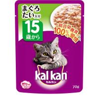 カルカン パウチ 高齢猫用 15歳から まぐろ たい入り 70g×16袋 (まとめ買い) キャットフード | BRセレクトストア