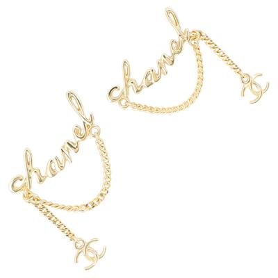 シャネルchanel チェーンロゴピアス ゴールドのおすすめ人気商品一覧